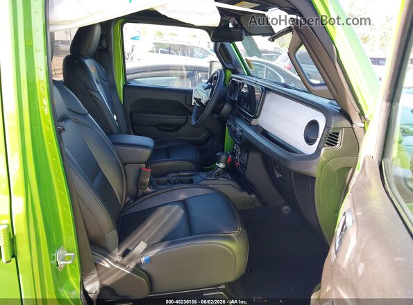 1C4RJXDG0SW622926 2025 JEEP WRANGLER Green Widok wnętrza z przodu