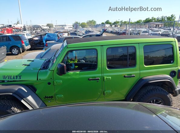 1C4RJXDG0SW622926 2025 JEEP WRANGLER Green Widok wnętrza 360 stopni