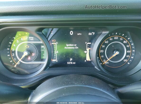 1C4RJXDG0SW622926 2025 JEEP WRANGLER Green Widok tylnych siedzeń