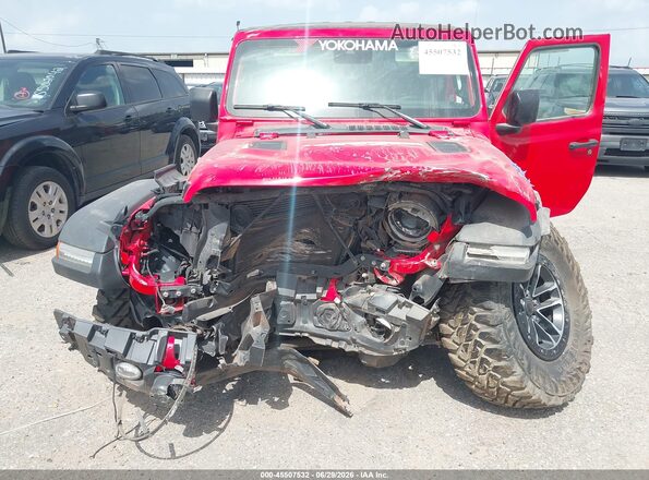 1C4RJXFGXRW250888 2024 JEEP WRANGLER Red Front view