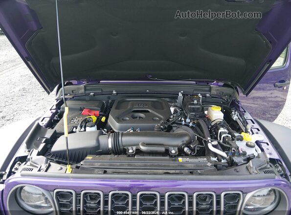 1C4RJXFN9TW272080 2026 JEEP WRANGLER Фиолетовый Вид сзади