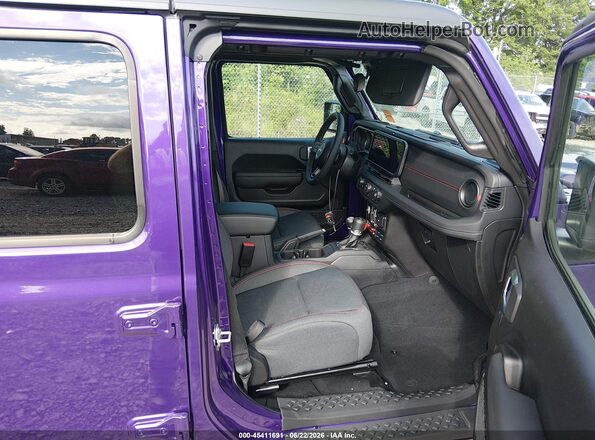 1C4RJXFN9TW272080 2026 JEEP WRANGLER Фиолетовый Вид салона спереди