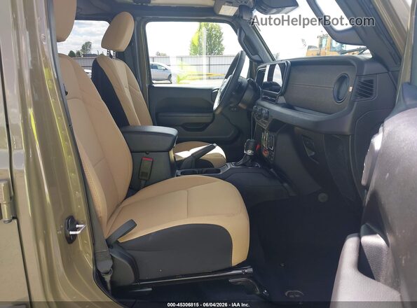 1C4RJXN60SW534335 2025 JEEP WRANGLER Green Front interior view