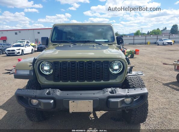 1C4RJXN60SW534335 2025 JEEP WRANGLER Green Instrument cluster view
