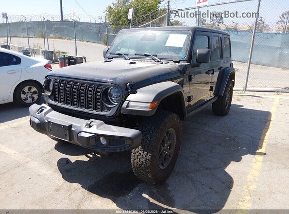 1C4RJXN61SW578778 2025 JEEP WRANGLER Black Vista tres cuartos delantera izquierda