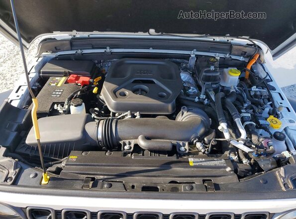 1C4RJXN62SW631858 2025 JEEP WRANGLER White Vista del compartimento del motor