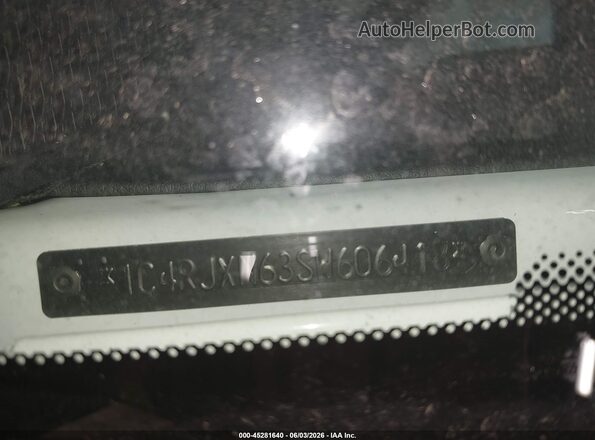 1C4RJXN63SW606418 2025 JEEP WRANGLER White Engine compartment view