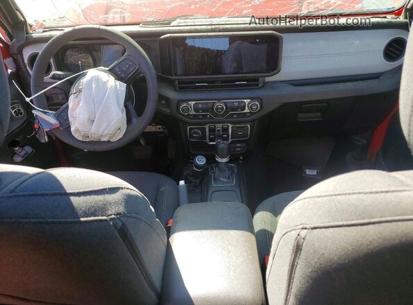 1C4RJXN64RW283393 2024 JEEP WRANGLER Red Вид панелі приладів