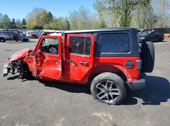 1C4RJXN64RW283393 2024 JEEP WRANGLER Red Задня ліва чверть