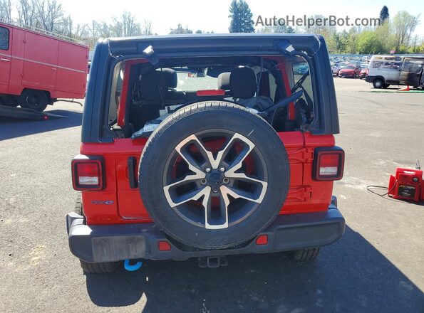 1C4RJXN64RW283393 2024 JEEP WRANGLER Red Вид ззаду