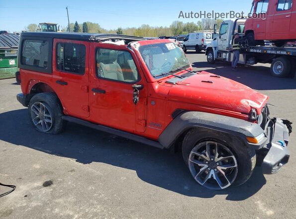 1C4RJXN64RW283393 2024 JEEP WRANGLER Red Передня права чверть