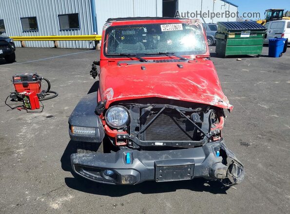1C4RJXN64RW283393 2024 JEEP WRANGLER Red Вид спереду