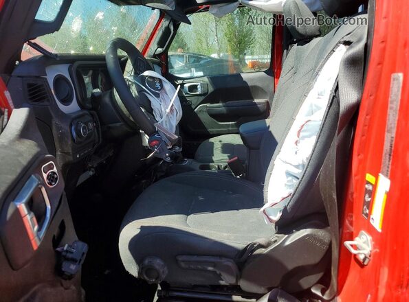 1C4RJXN64RW283393 2024 JEEP WRANGLER Red Вид салону спереду