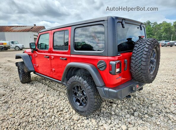 1C4RJXN65SW578735 2025 JEEP WRANGLER Красный Задняя левая четверть
