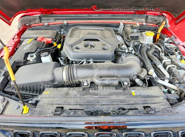 1C4RJXN65SW578735 2025 JEEP WRANGLER Красный Вид задней части салона
