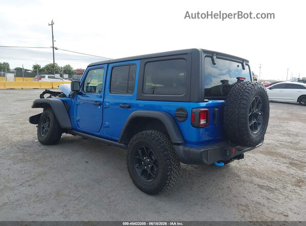1C4RJXN67RW121046 2024 JEEP WRANGLER Синий Задняя левая четверть