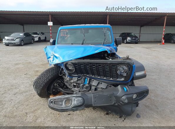 1C4RJXN67RW121046 2024 JEEP WRANGLER Синий Вид задней части салона