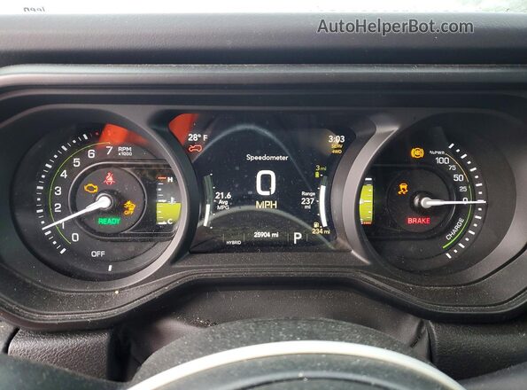 1C4RJXP60RW210714 2024 JEEP WRANGLER Silver Вид щитка приладів
