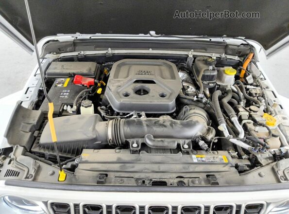 1C4RJXP64RW370076 2024 JEEP WRANGLER White ძრავის განყოფილების ხედი