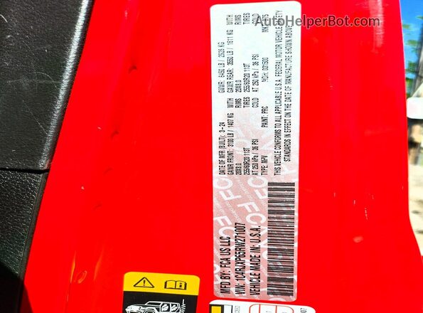 1C4RJXP65RW271007 2024 JEEP WRANGLER Red 