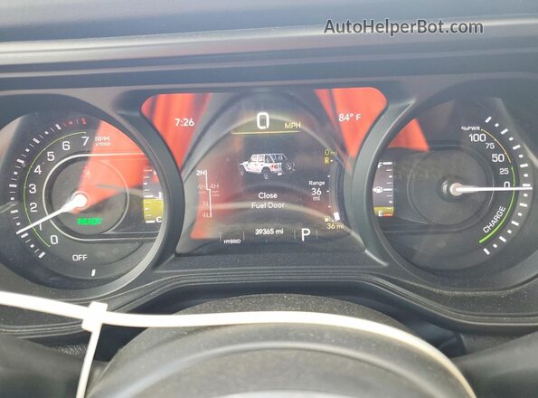 1C4RJXP67RW270764 2024 JEEP WRANGLER White Вид щитка приладів