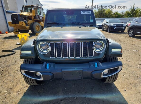 1C4RJXP69RW141716 2024 JEEP WRANGLER Зеленый Вид спереди