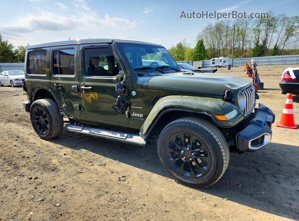 1C4RJXP69RW141716 2024 JEEP WRANGLER Зеленый Передняя правая четверть