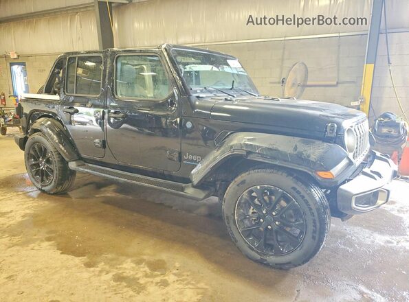 1C4RJXP6XSW601844 2025 JEEP WRANGLER Черный Передняя правая четверть