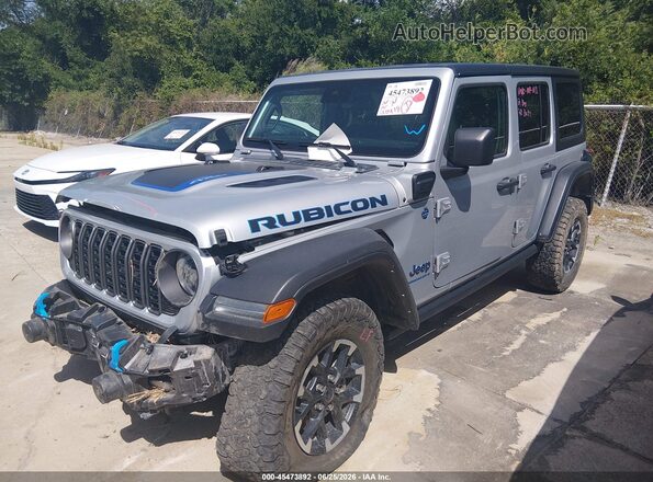 1C4RJXR64RW292945 2024 JEEP WRANGLER Gray Առջևի ձախ երեք քառորդ տեսարան