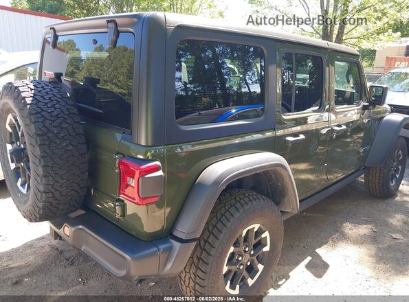 1C4RJXR65RW272025 2024 JEEP WRANGLER Green Tył prawy
