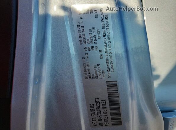 1C4RJXSJ8RW328473 2024 JEEP WRANGLER Серебряный Вид наклейки с VIN-кодом