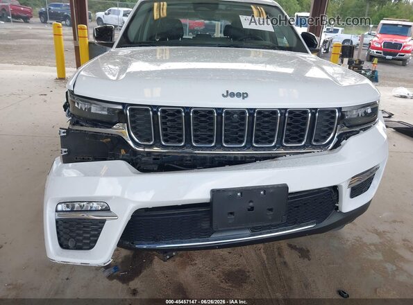 1C4RJYB60N8761611 2022 JEEP GRAND CHEROKEE 4XE White Front view