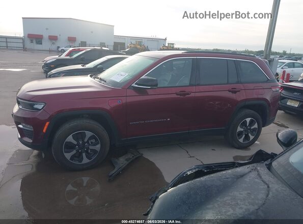 1C4RJYB60R8541763 2024 JEEP GRAND CHEROKEE 4XE Burgundy 