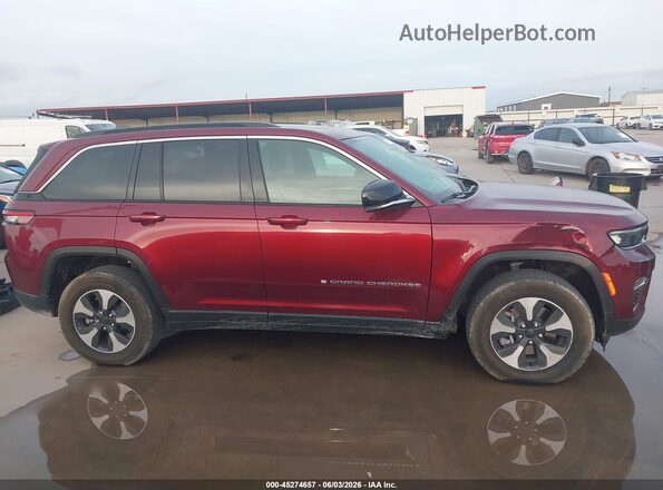 1C4RJYB60R8541763 2024 JEEP GRAND CHEROKEE 4XE Burgundy Widok wnętrza 360 stopni