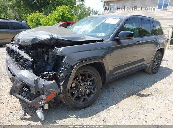 1C4RJYB62P8905467 2023 JEEP GRAND CHEROKEE 4XE Gray Vista tres cuartos delantera izquierda