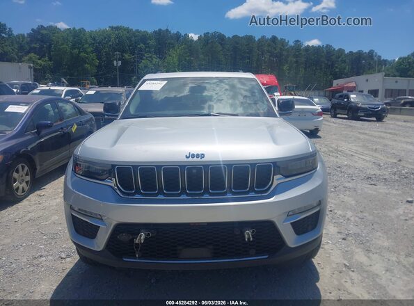 1C4RJYB66N8721307 2022 JEEP GRAND CHEROKEE 4XE Silver Widok zestawu wskaźników