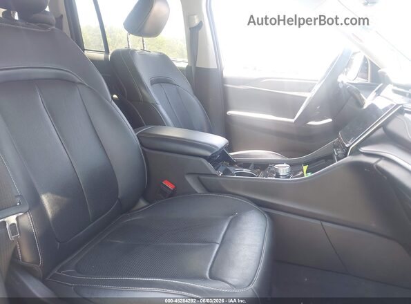 1C4RJYB66N8721307 2022 JEEP GRAND CHEROKEE 4XE Silver Widok wnętrza z przodu