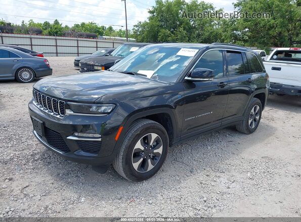1C4RJYB66R8520867 2024 JEEP GRAND CHEROKEE 4XE Черный Передняя левая четверть