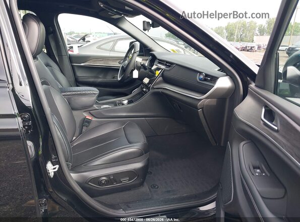 1C4RJYB66R8611668 2024 JEEP GRAND CHEROKEE 4XE Black წინა სალონის ხედი