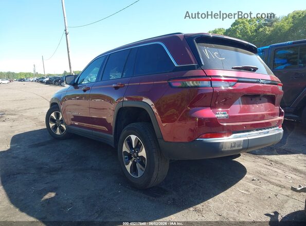1C4RJYB66RC712285 2024 JEEP GRAND CHEROKEE 4XE Red Rear left