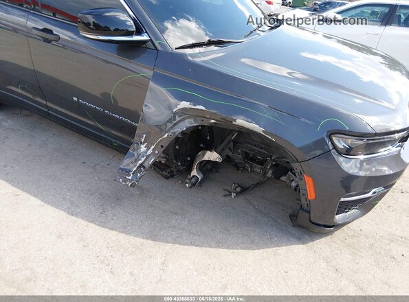 1C4RJYB69RC158756 2024 JEEP GRAND CHEROKEE 4XE Gray Widok z przodu