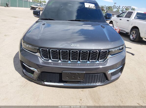 1C4RJYB69RC158756 2024 JEEP GRAND CHEROKEE 4XE Gray Widok wnętrza z tyłu