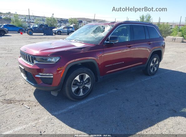 1C4RJYB6XPC633442 2023 JEEP GRAND CHEROKEE 4XE Red Vista tres cuartos delantera izquierda