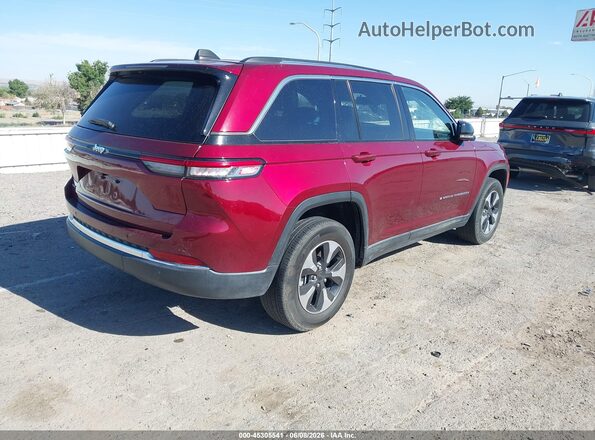 1C4RJYB6XPC633442 2023 JEEP GRAND CHEROKEE 4XE Red Trasero derecho