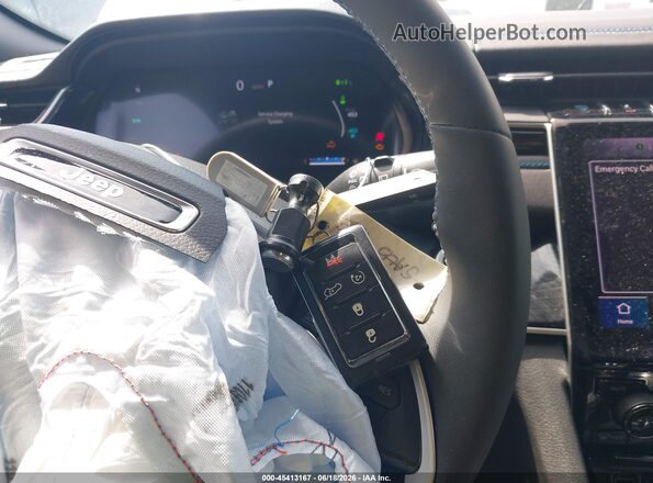 1C4RJYC63N8767112 2022 JEEP GRAND CHEROKEE 4XE White Dashboard view