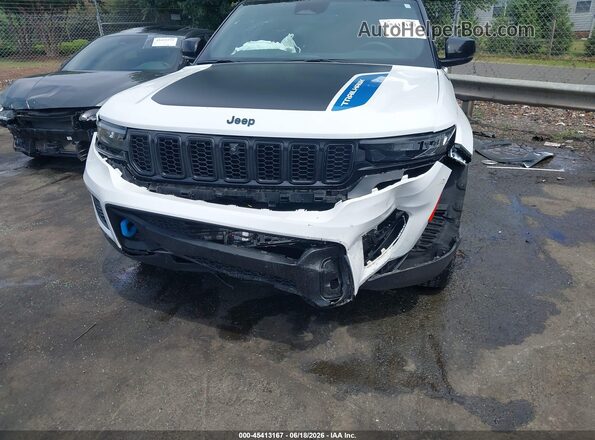 1C4RJYC63N8767112 2022 JEEP GRAND CHEROKEE 4XE White Front view