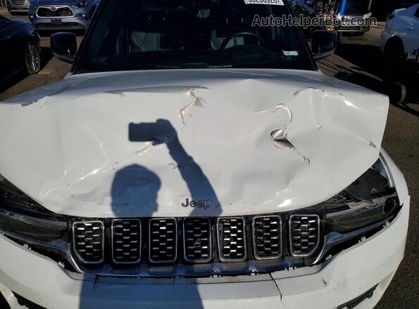 1C4RJYE63N8715315 2022 JEEP GRAND White Vista interior trasera