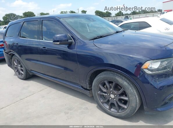 1C4SDHCT0GC402563 2016 DODGE DURANGO Dark Blue Vista interior trasera
