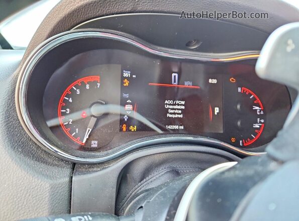 1C4SDHCT2HC774682 2017 DODGE DURANGO Gray Вид щитка приладів