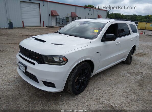 1C4SDHCT5LC307491 2020 DODGE DURANGO White Vista tres cuartos delantera izquierda